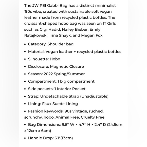 JW PEI Gabbi Ruched Hobo Bag - Beer - Picture 5 of 8